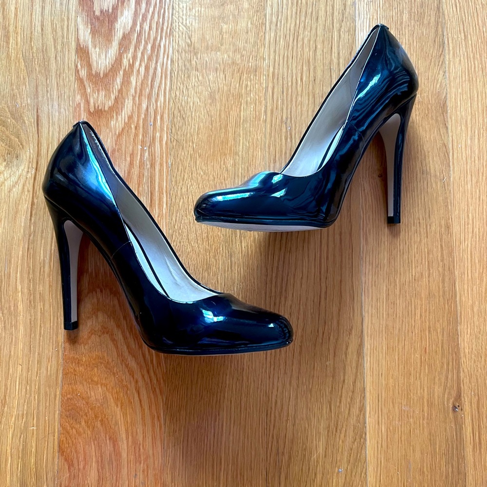 Aldo Shiny Black Heels